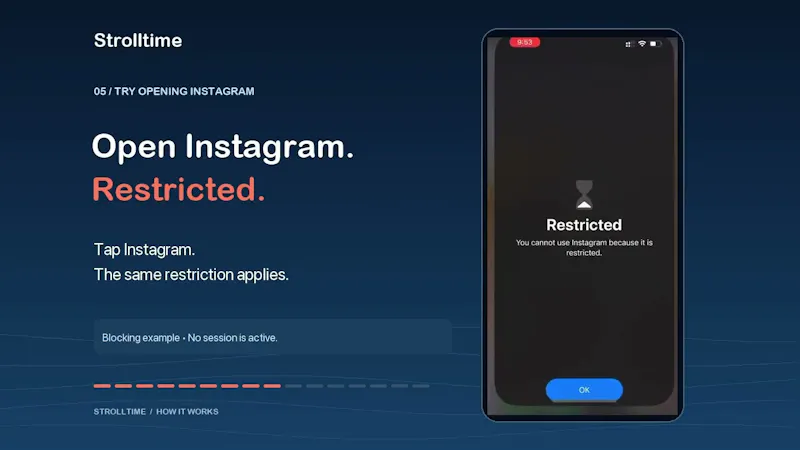 StrollTime screenshot 1 (video preview)