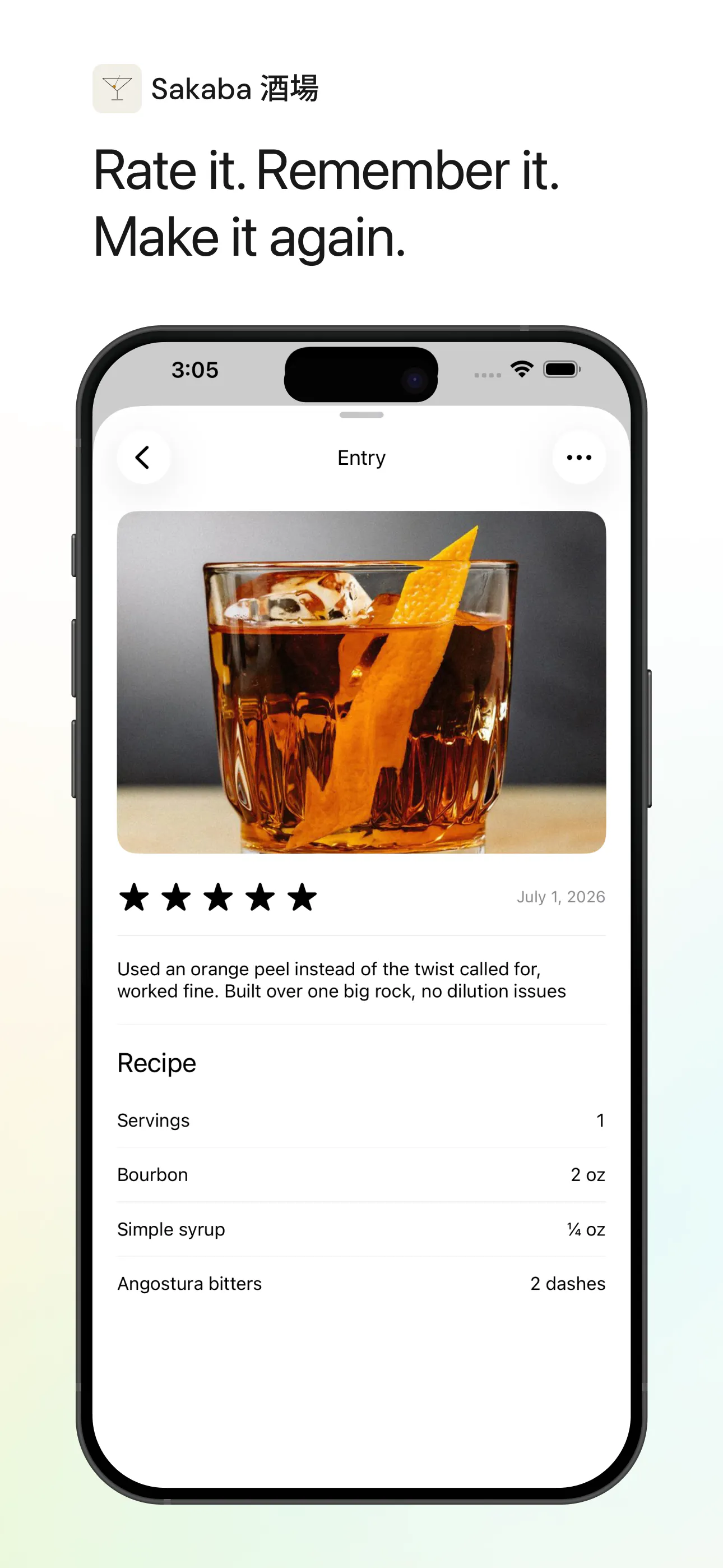 Sakaba — Cocktails from your home bar gallery image