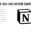 List of 100+ Free Notion Templates