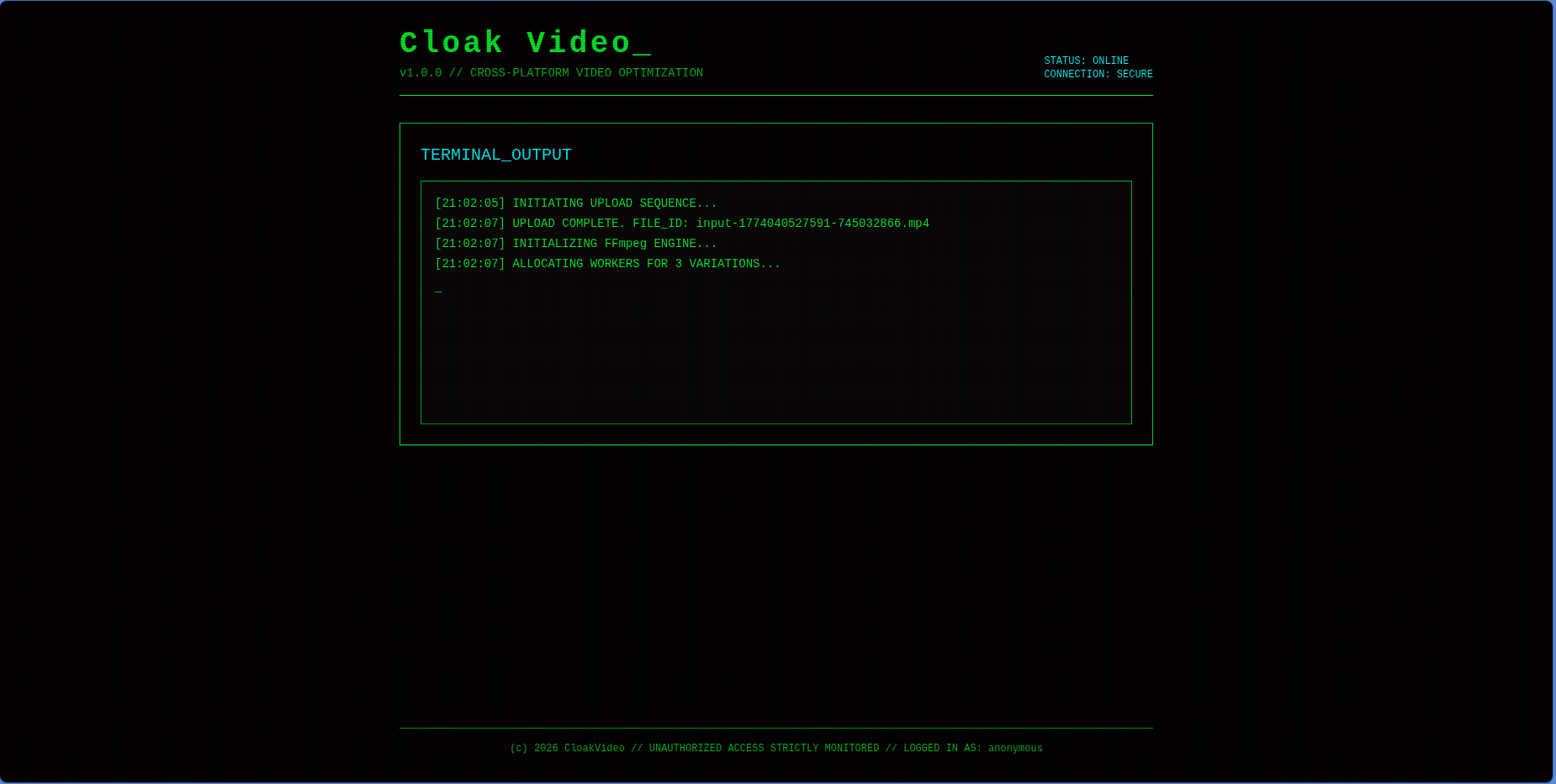Cloak Video gallery image