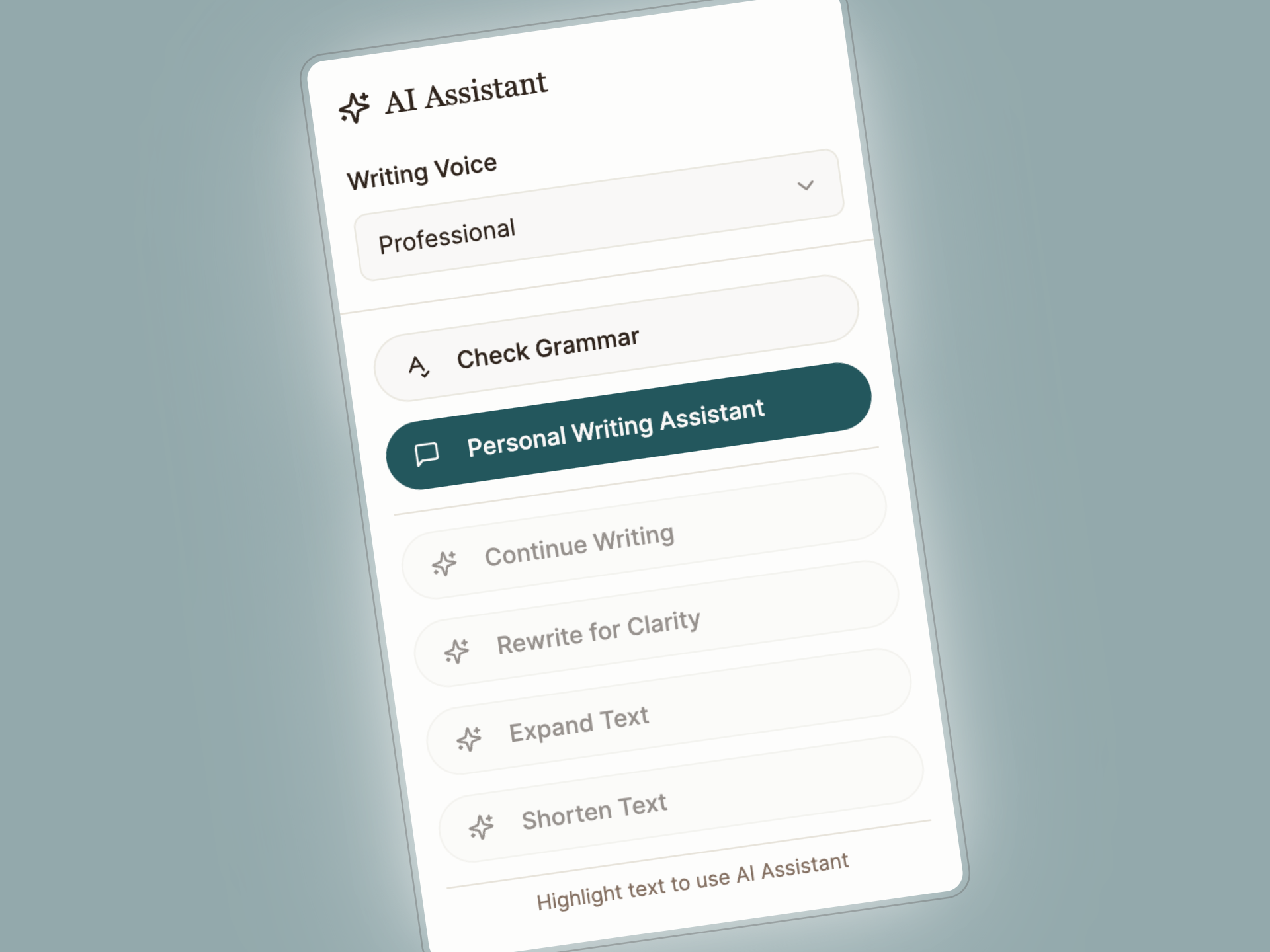 WriterCasa - Screenshot 4 showing product features and functionality