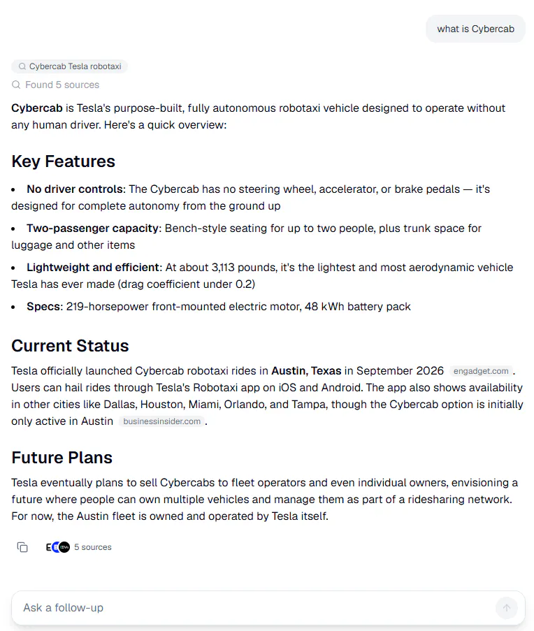 Whamon AI Search Engine gallery image