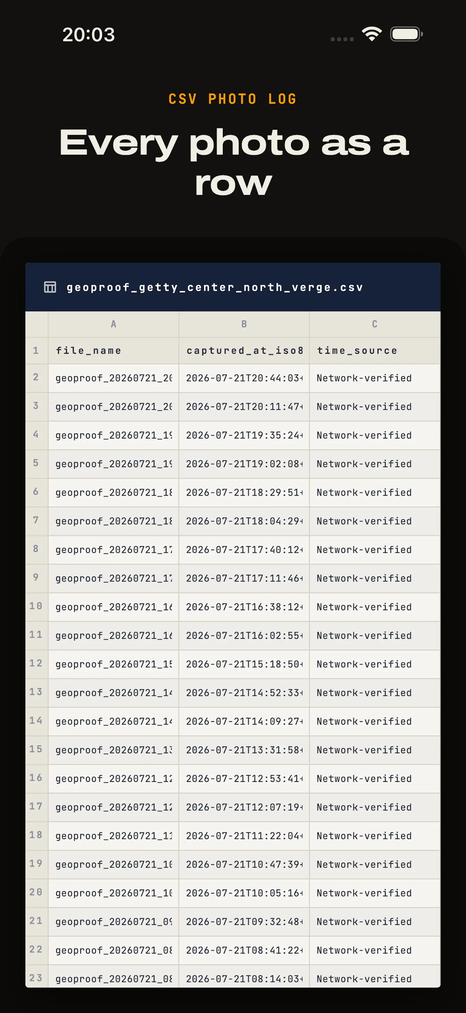 GeoProof screenshot 6