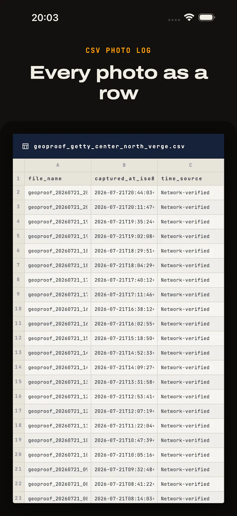 GeoProof screenshot 6