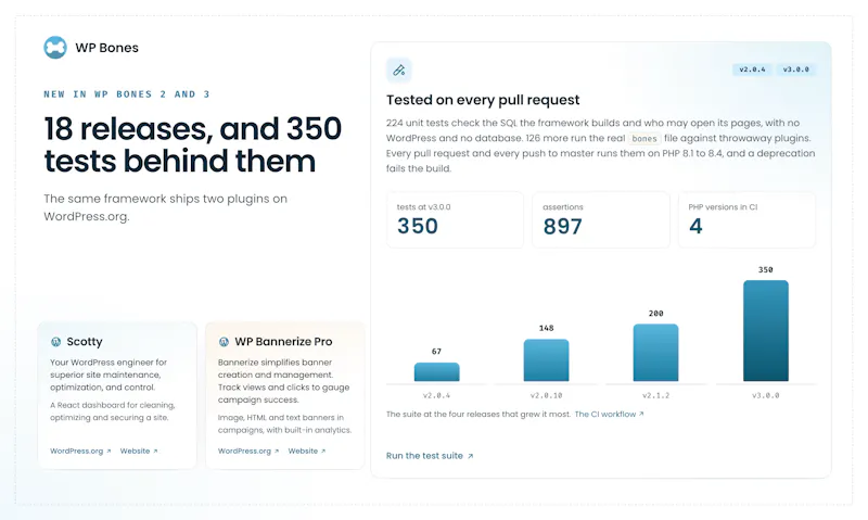 WP Bones screenshot 9