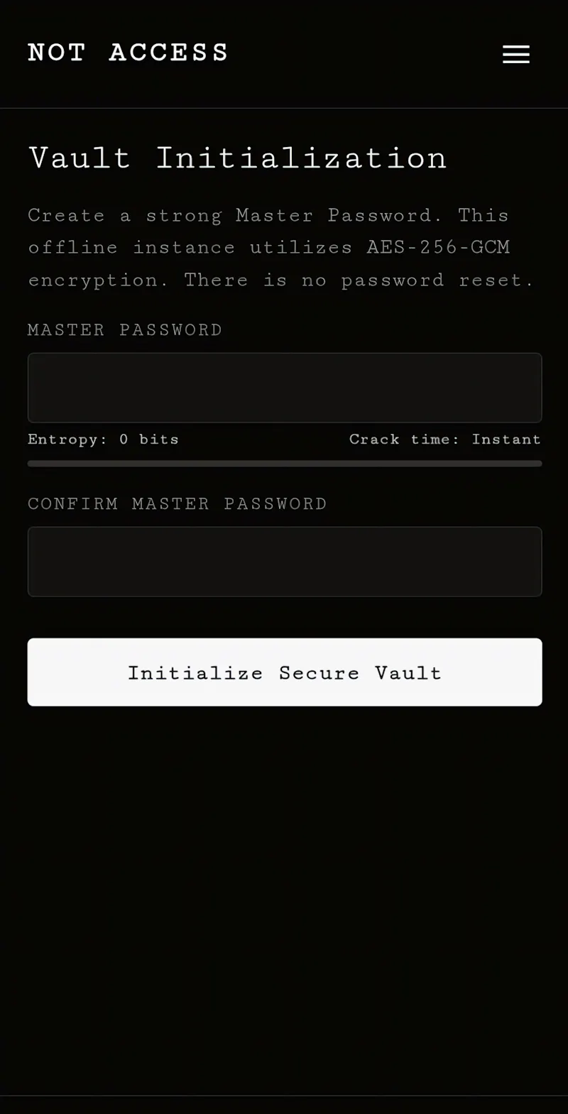 NOT ACCESS screenshot 1