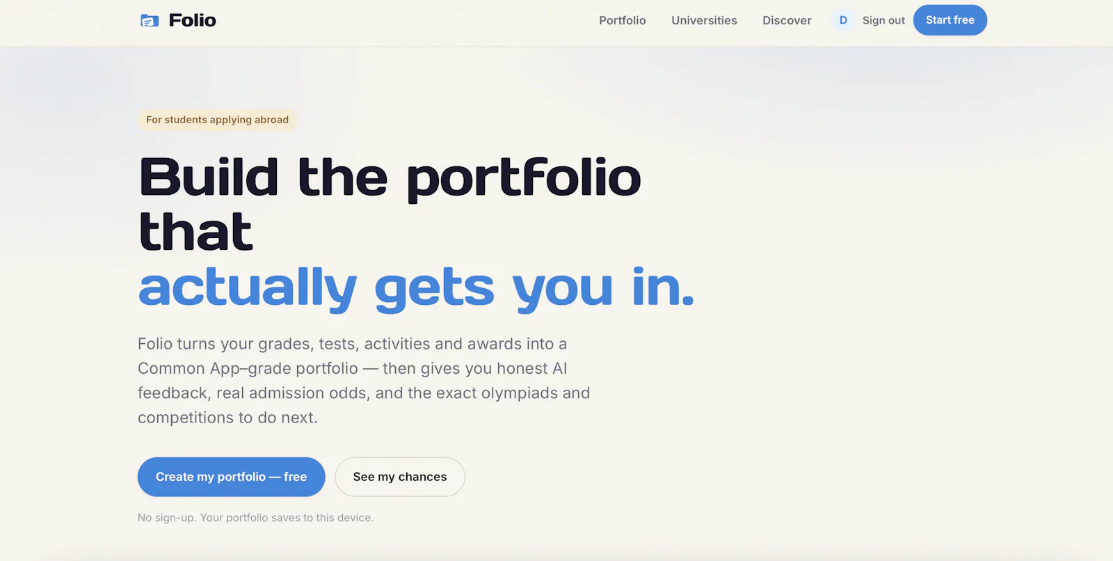 folio ai  screenshot 1