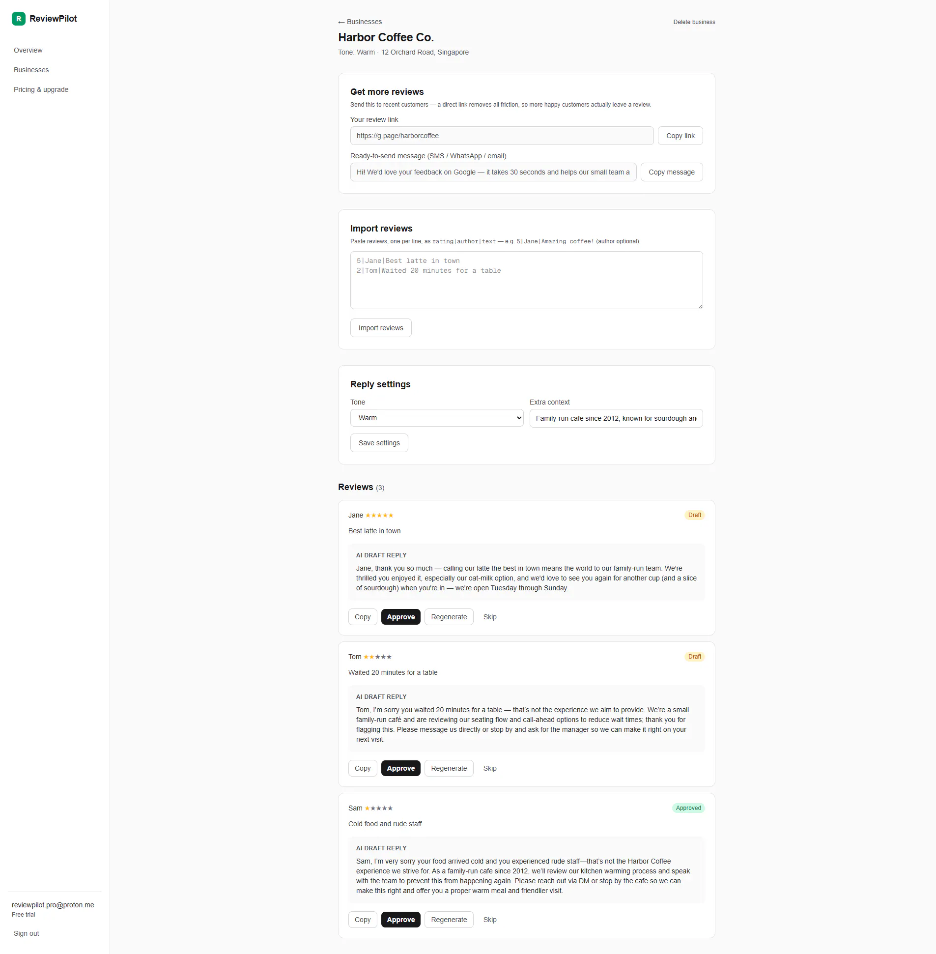 ReviewPilot gallery image