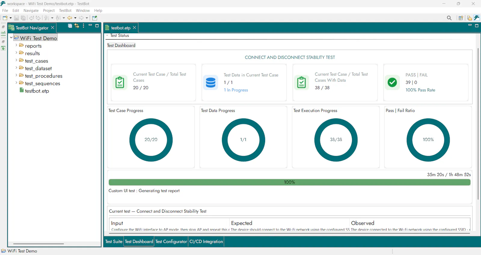TestBot screenshot 2