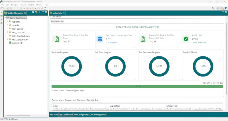 TestBot screenshot 2