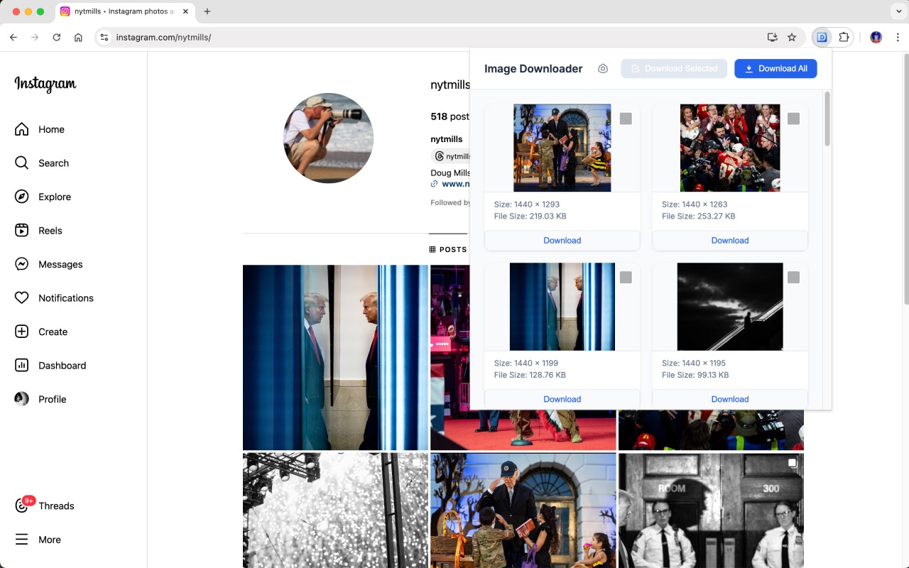 Mídia 1 de Downloader de imagem - Baixe os IMGs exibidos na página com apenas 1 clique