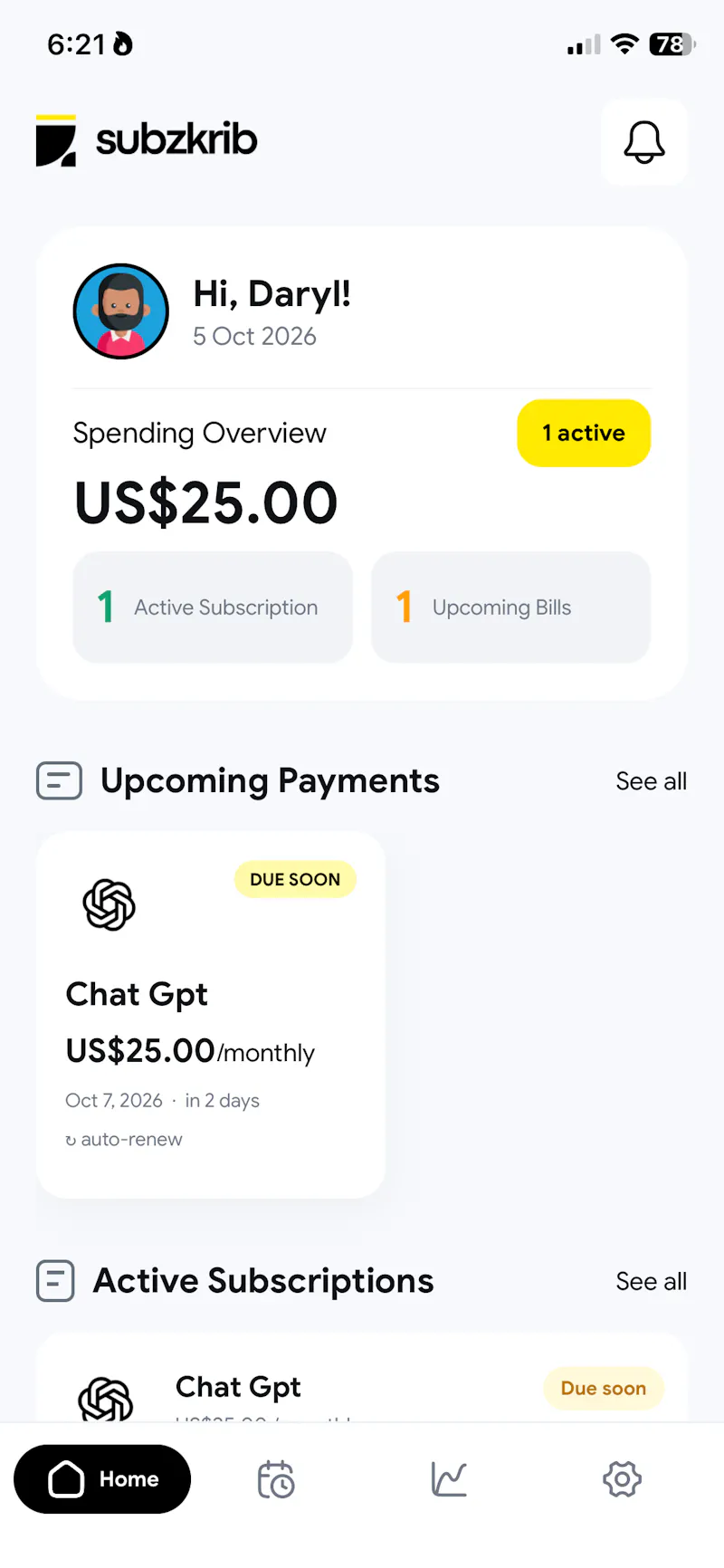 SubzKrib  screenshot 1
