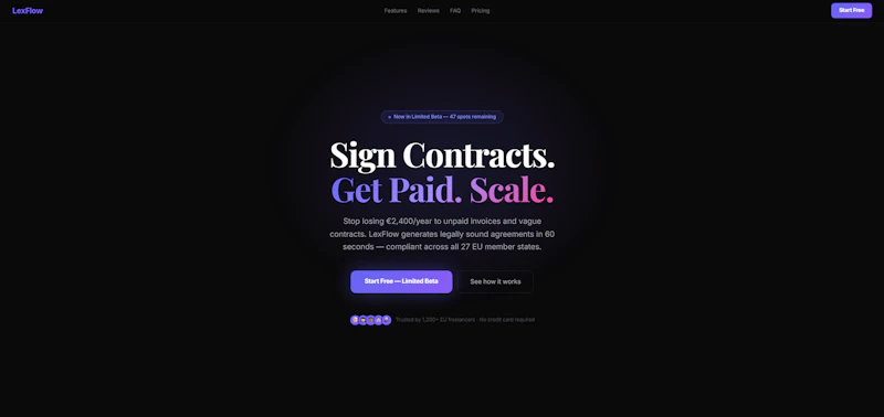 LexFlow screenshot 1