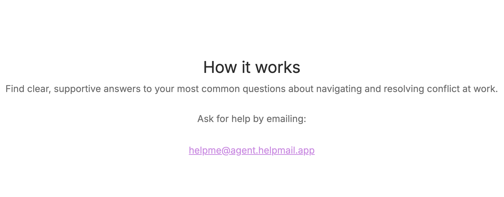 Media Helpmail - Ejen e -mel anda untuk Resolusi Konflik Tempat Kerja 1