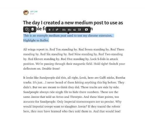 Highlight for Buffer gallery image