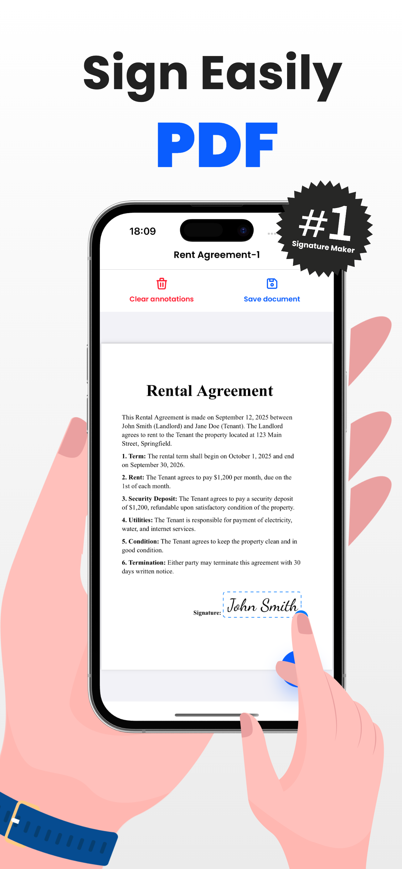Sign & Fill PDF - La migliore app per la firma, la modifica dei documenti PDF media 1