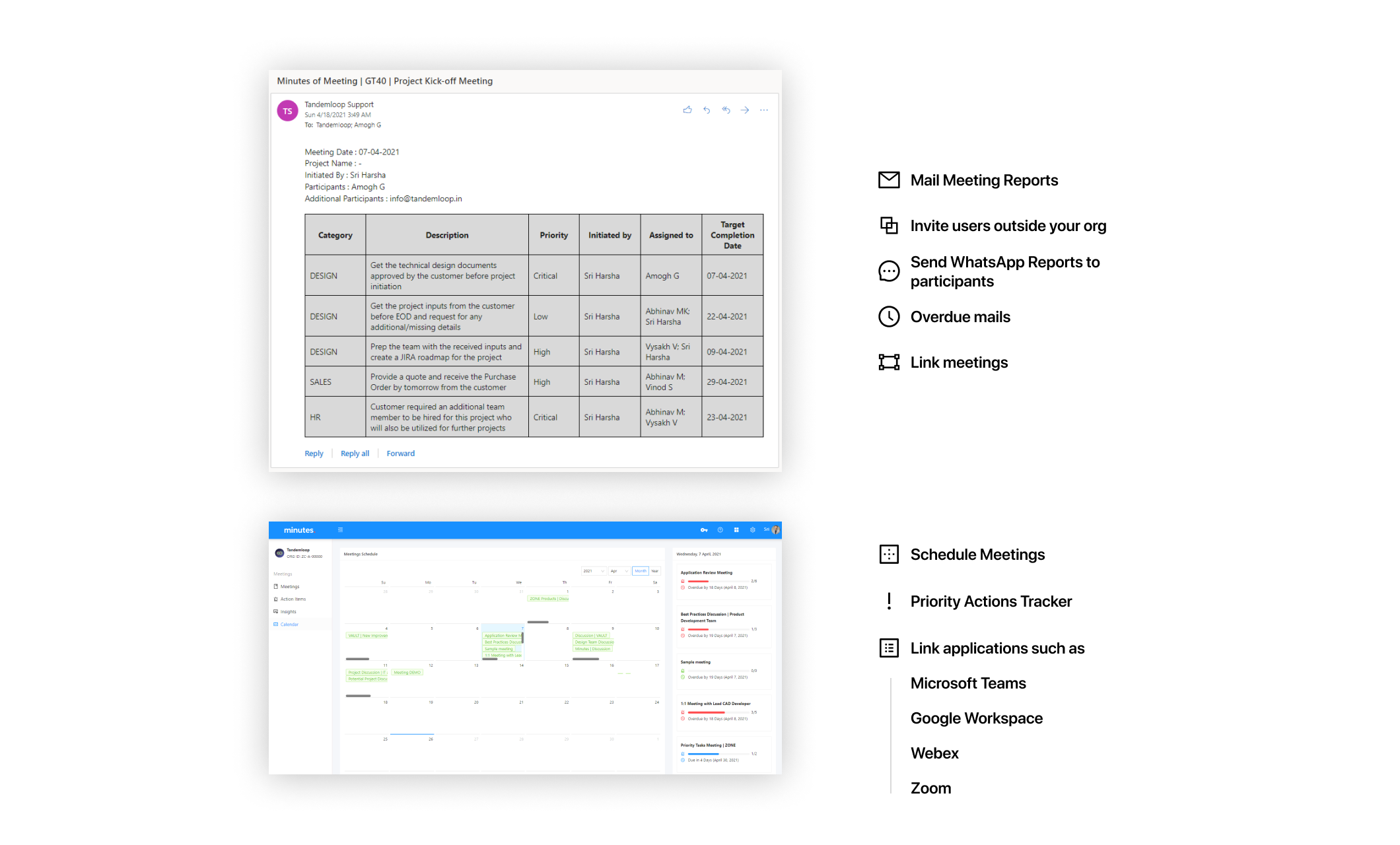 Minutes gallery image