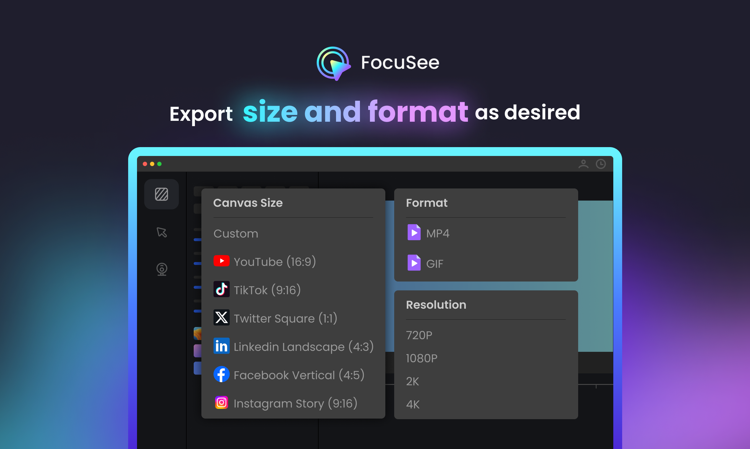 Focusee - Автоматические записи экрана в потрясающие видео продукта медиа 3