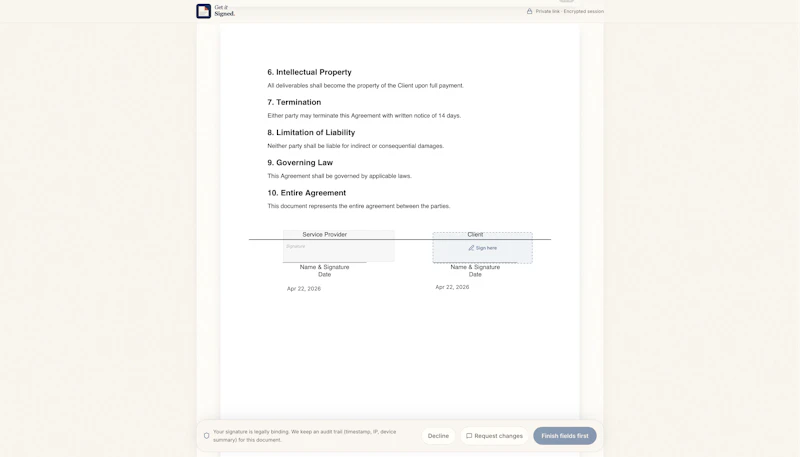 GetItSigned screenshot 5