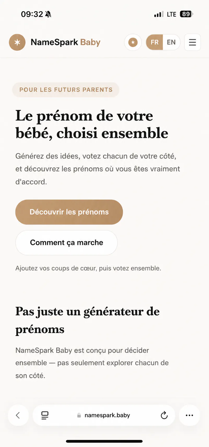 NameSpark Baby screenshot 1