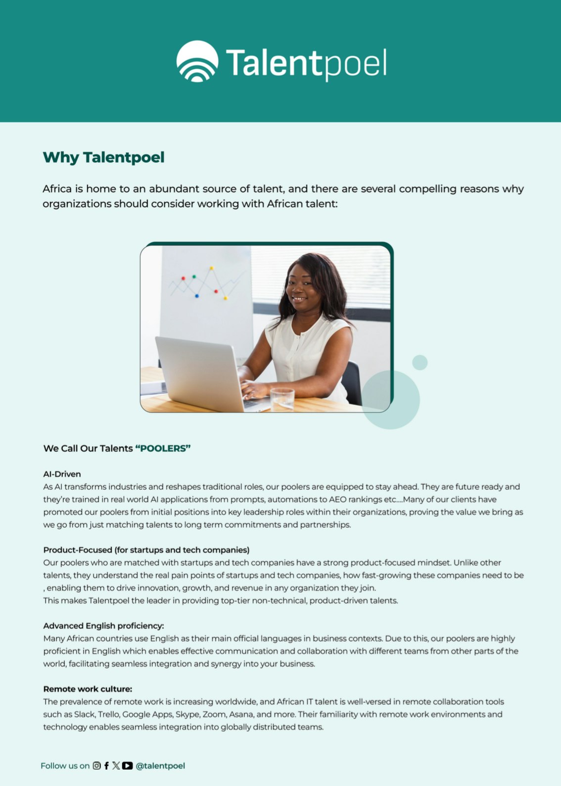 Talentpoel - Screenshot 2 showing product features and functionality