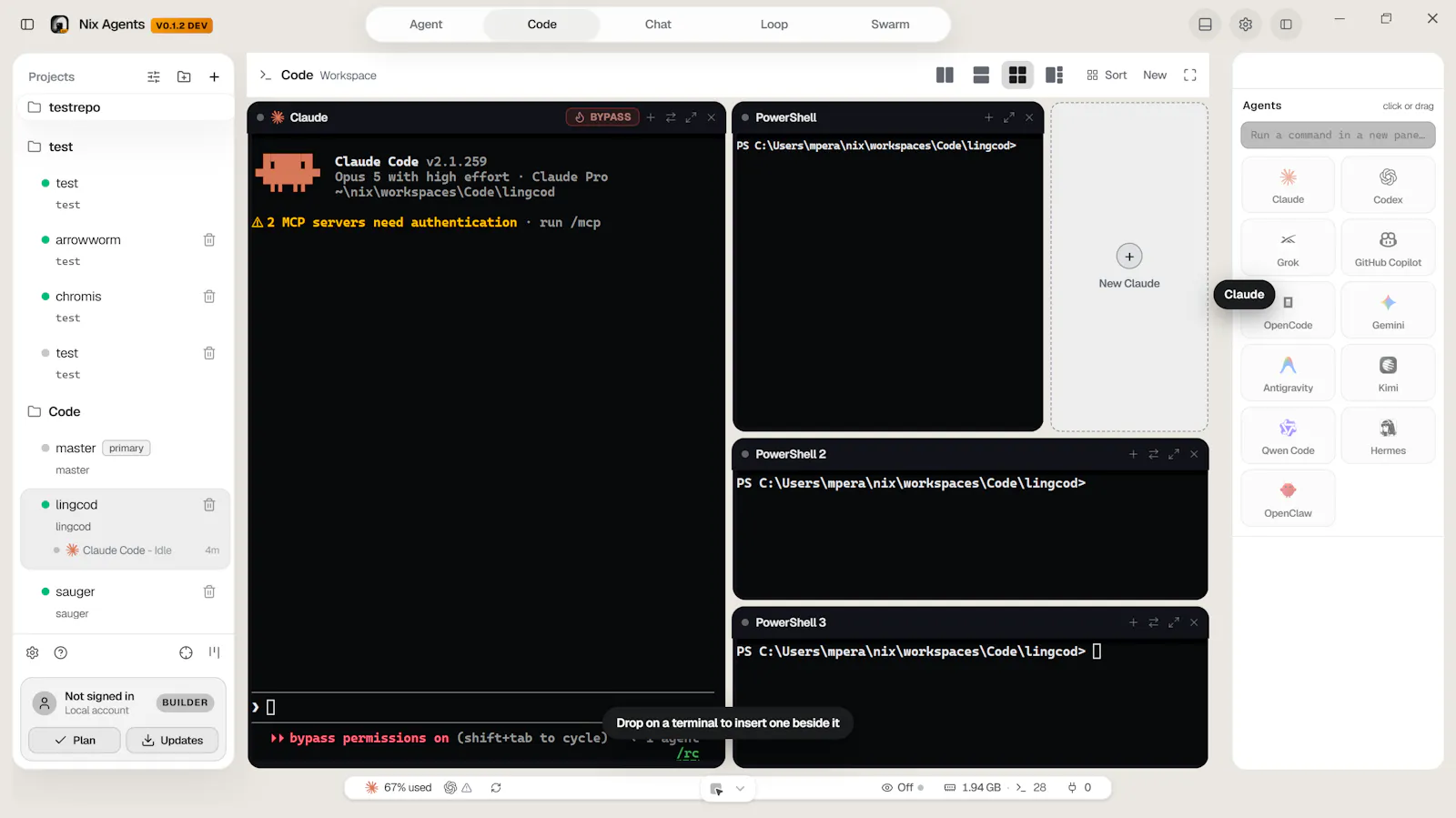 Nix Agents screenshot 1