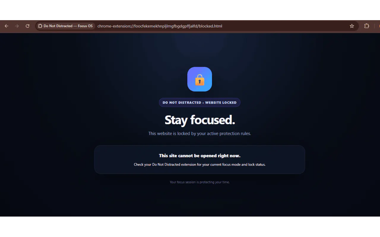 Do Not Distracted — Focus OS gallery image