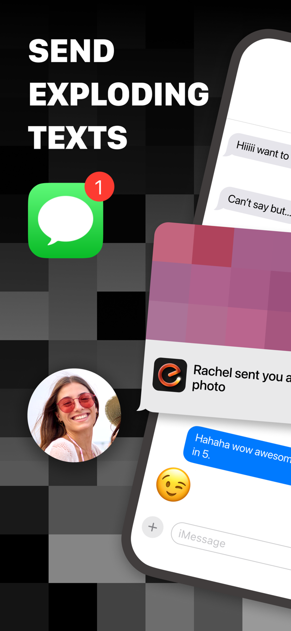 startuptile Explode-Send exploding photos in iMessage