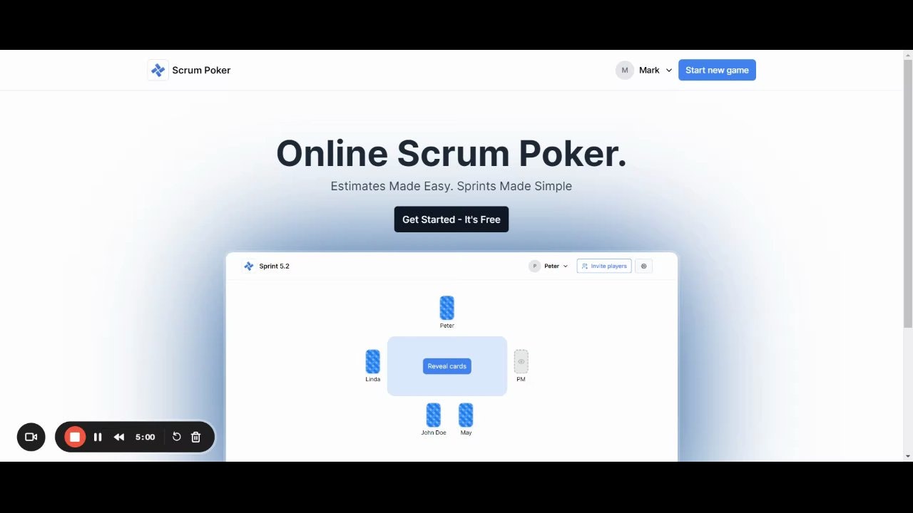 Scrum Poker Planning gallery image