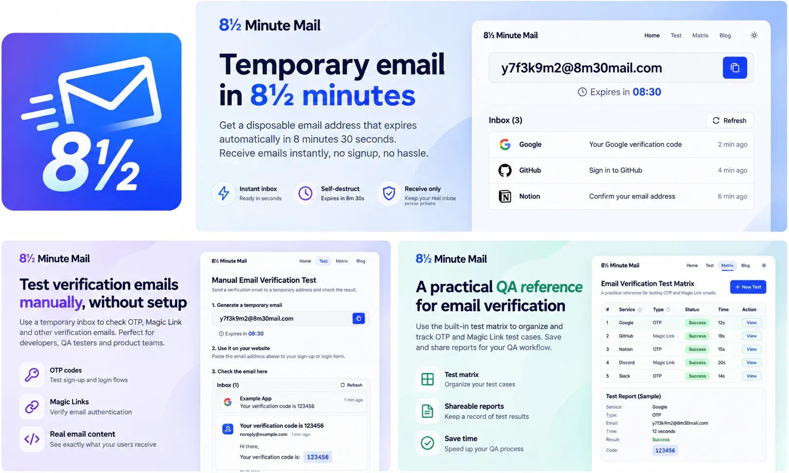 8½ Minute Mail