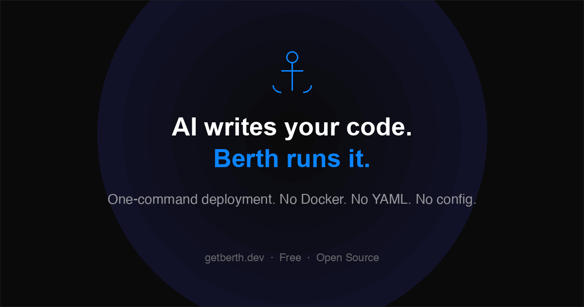Berth - Main product screenshot demonstrating key features and user interface