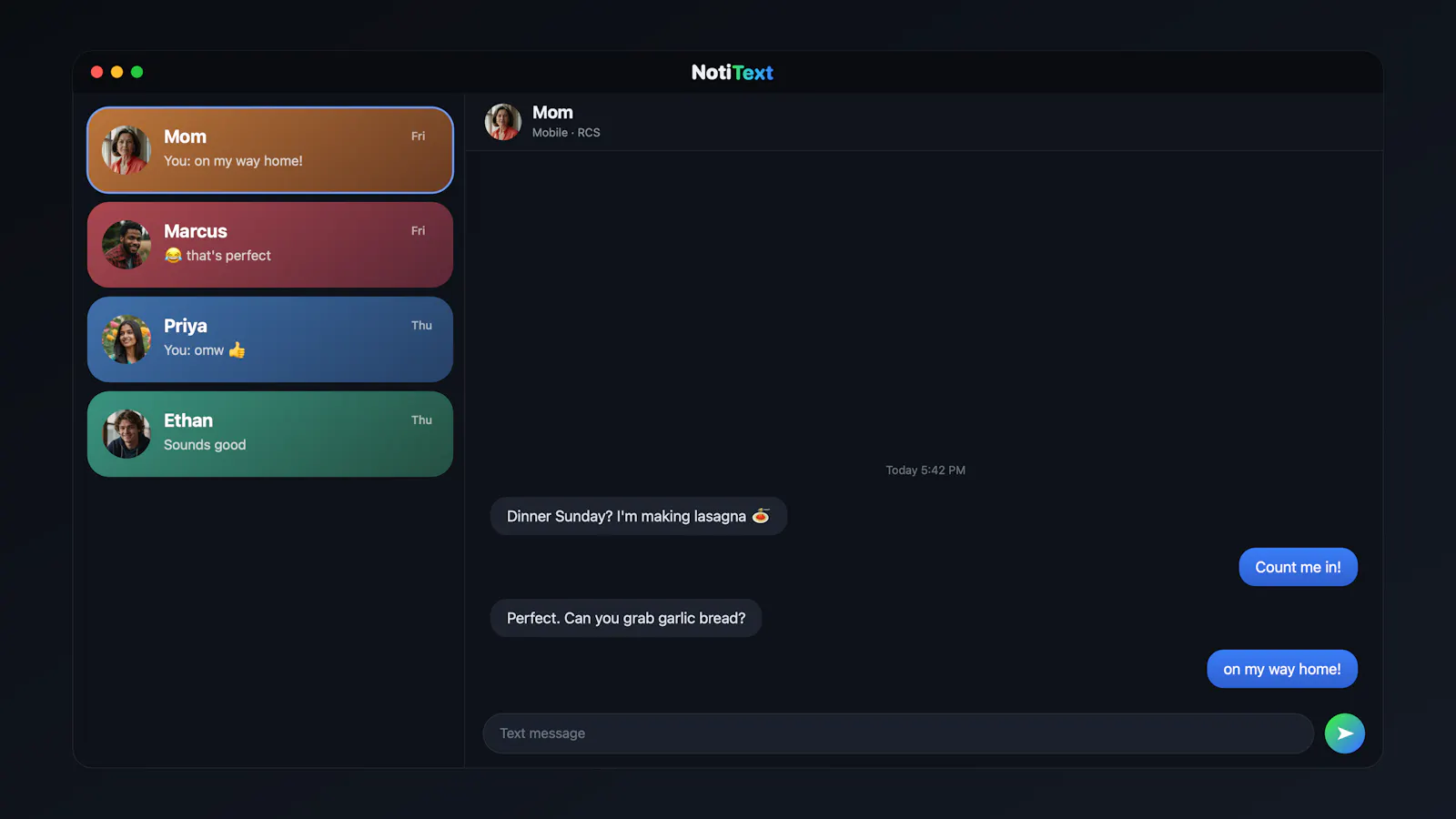 NotiText screenshot 1