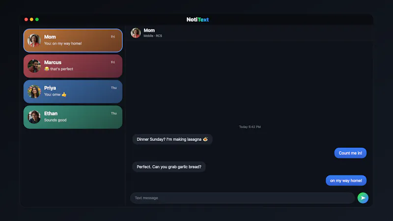 NotiText screenshot 1