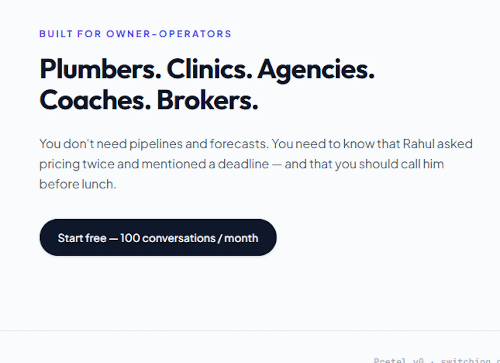 Pretel — Know who to call next screenshot 2