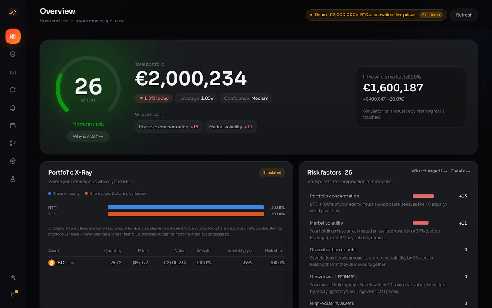 CryptoRisk Studio screenshot 3