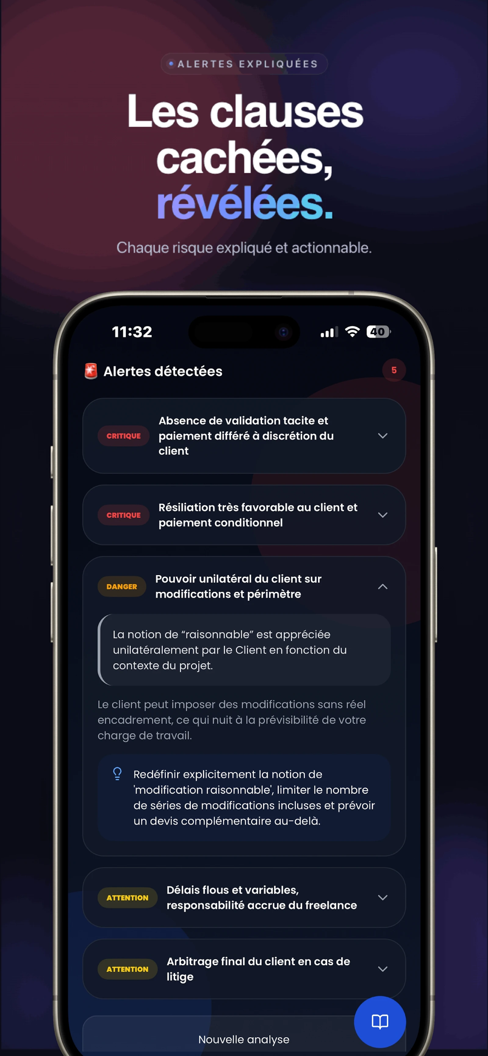 Dois-Je Signer : Contract Analysis screenshot 2
