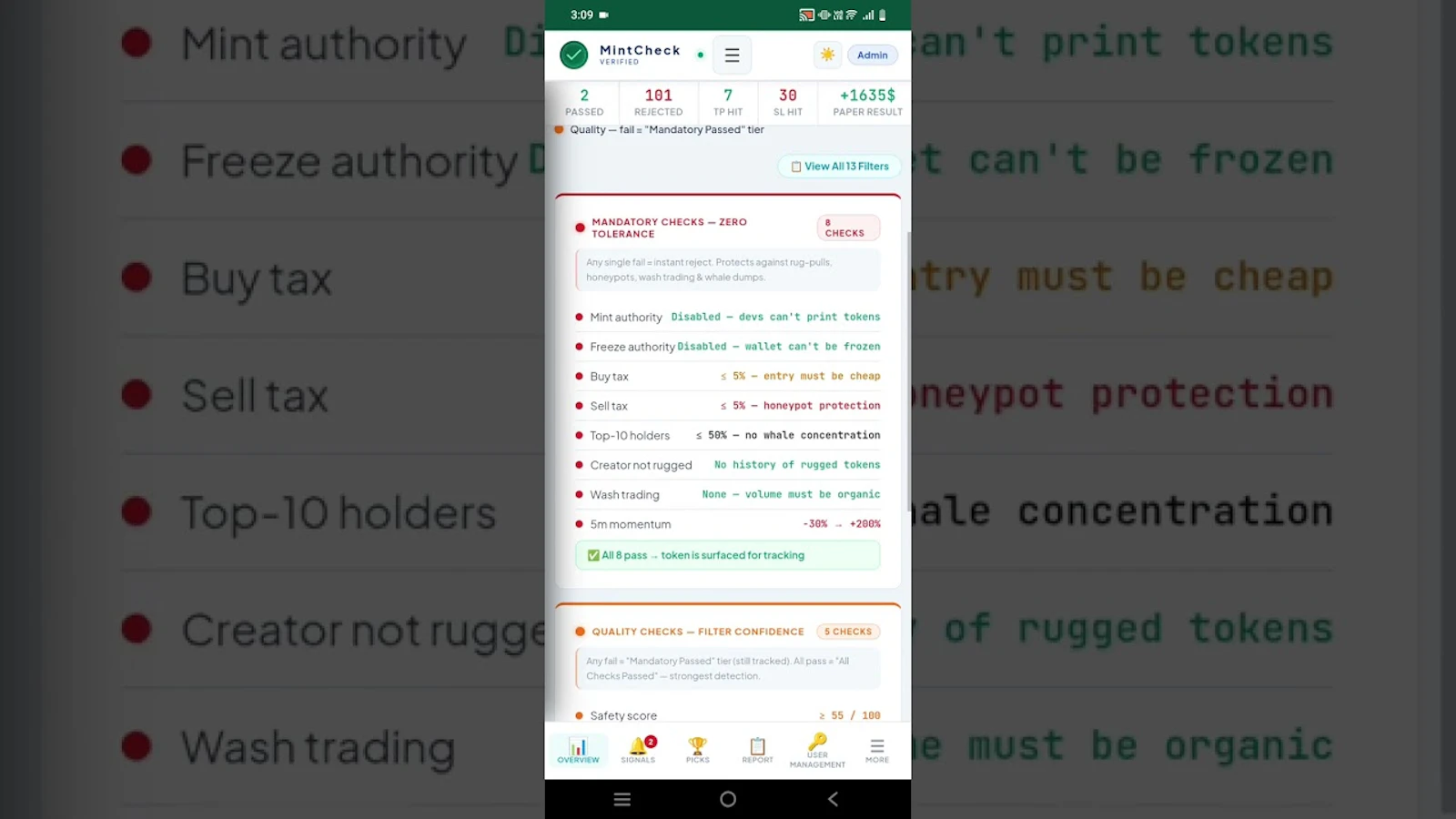 MintCheck screenshot 1 (video preview)