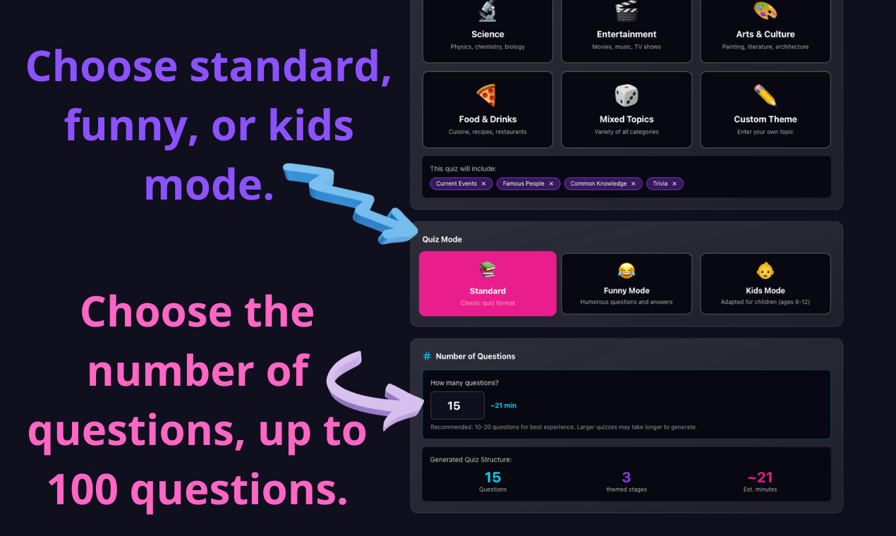 QuizzaBoom - Screenshot 3 showing product features and functionality