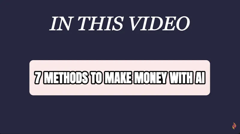 7 Proven Methods to Make Money With AI screenshot 2