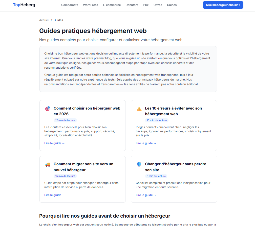 TopHeberg - Screenshot 5 showing product features and functionality
