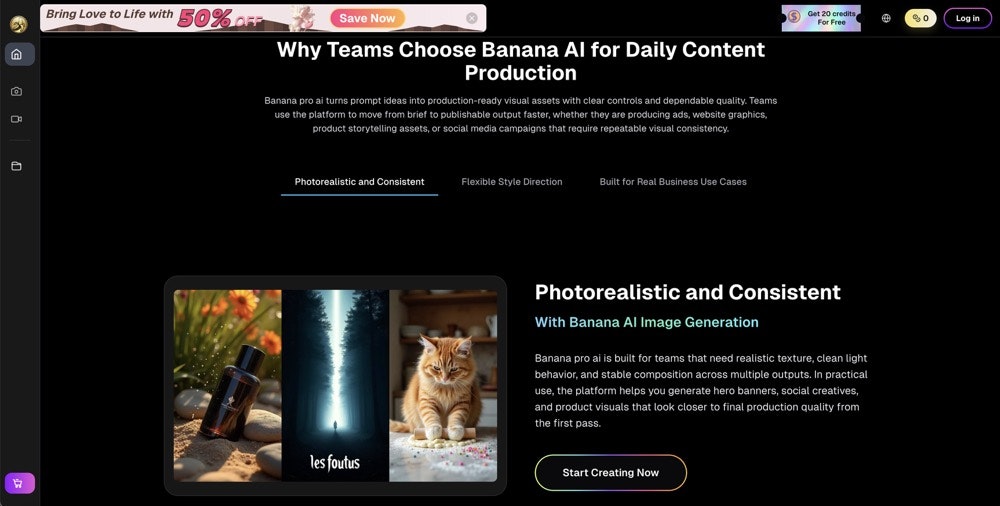 banana pro ai - Screenshot 2 showing product features and functionality
