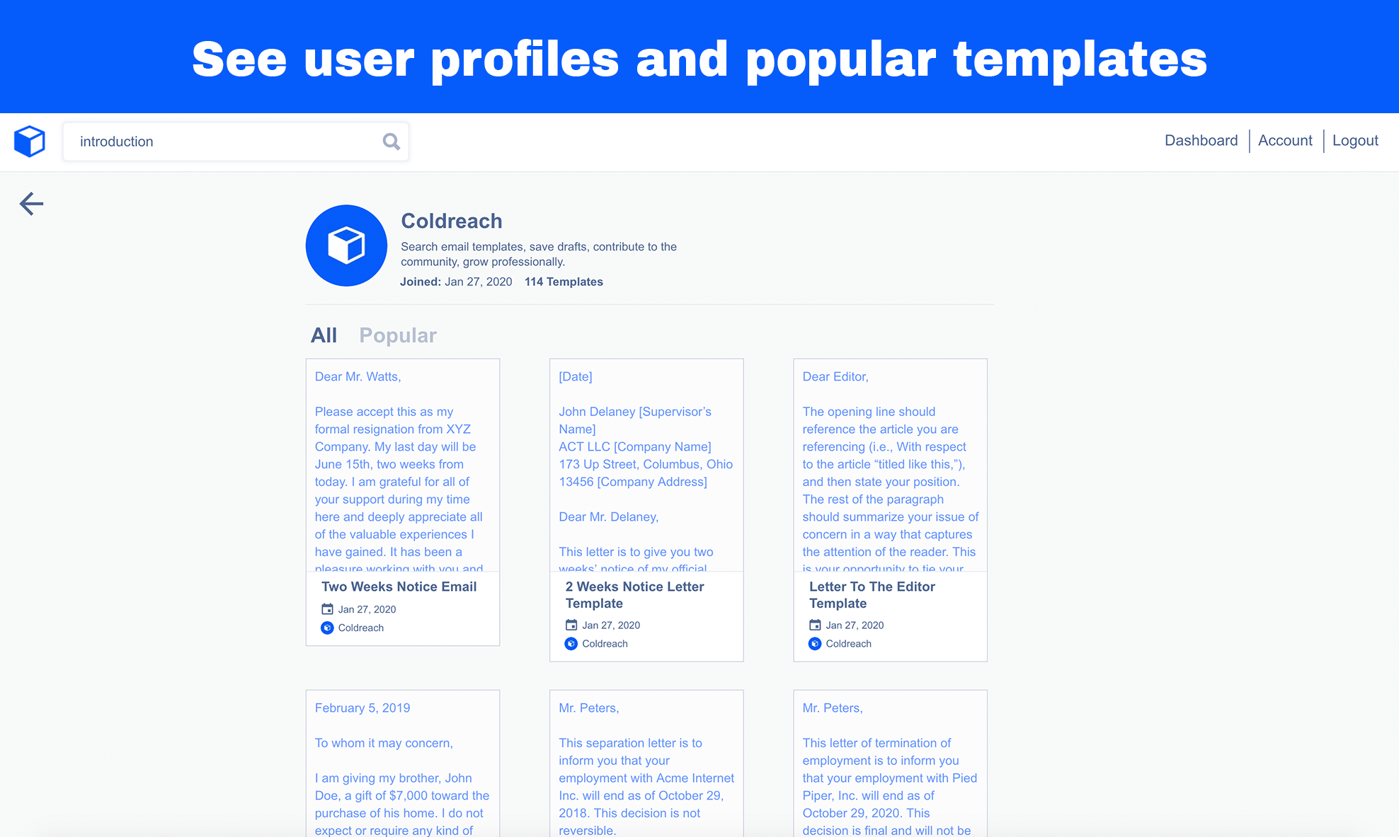 Coldreach.co gallery image