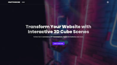 Interactive 3D Cube Scenes for Websites gallery image