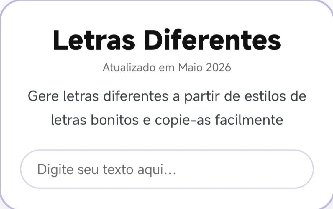 Fonte de Letra