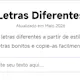 Fonte de Letra