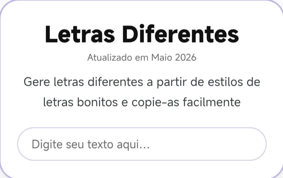 Fonte de Letra