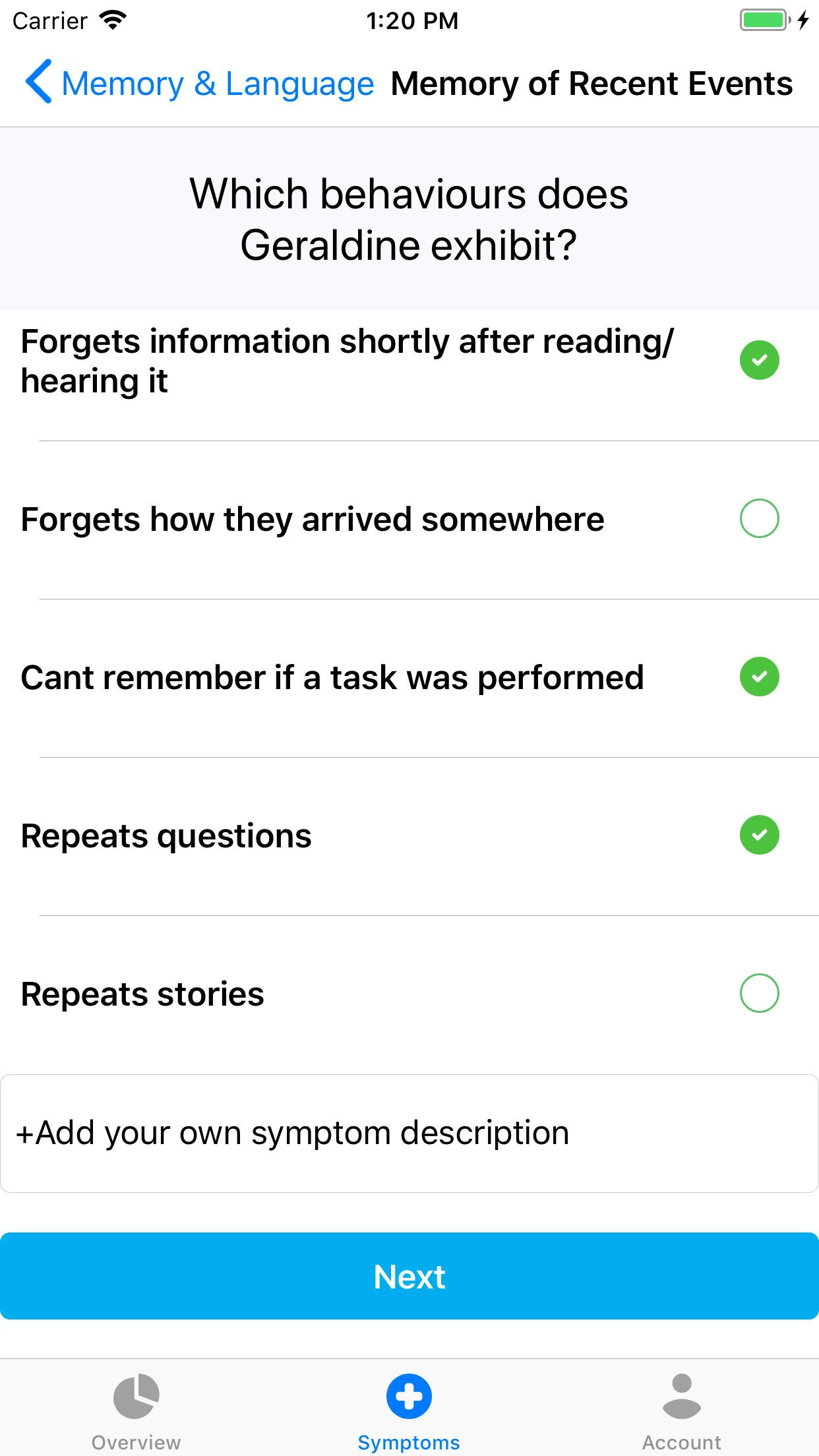 SymptomGuide Dementia gallery image