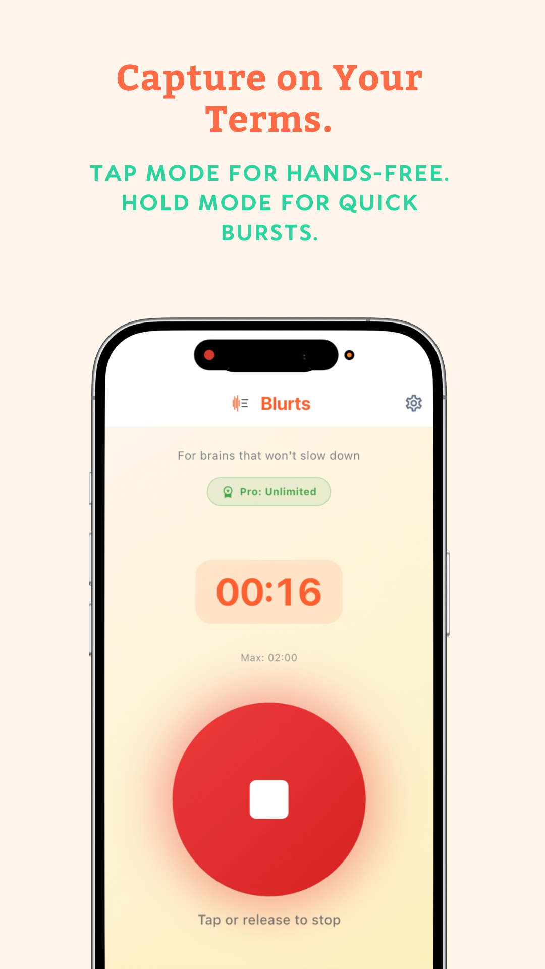 Blurts-Voice to Any Task App gallery image