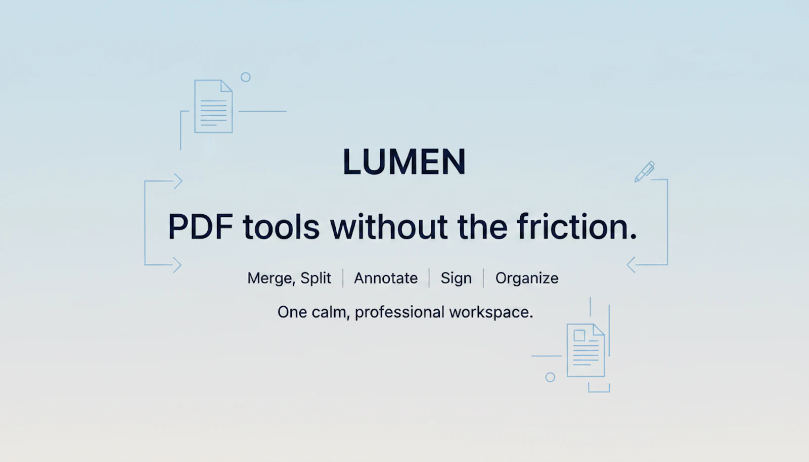 Lumen PDF Editor screenshot 1