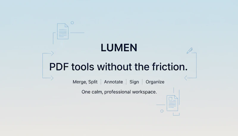 Lumen PDF Editor screenshot 1